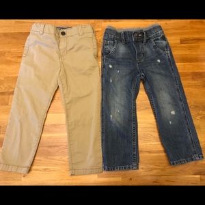 Boys 4T Pants- Baby Gap & Oshkosh B’gosh